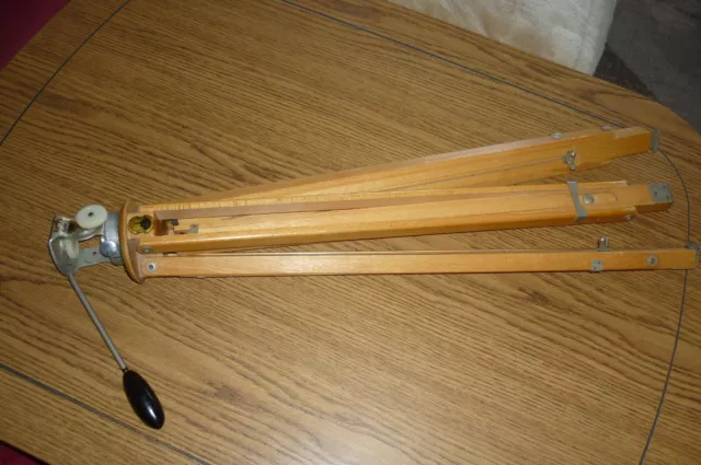 ¡Gran trípode estable de la RDA Berlebach trípode de madera 150 cm con cabezal giratorio! - Top!