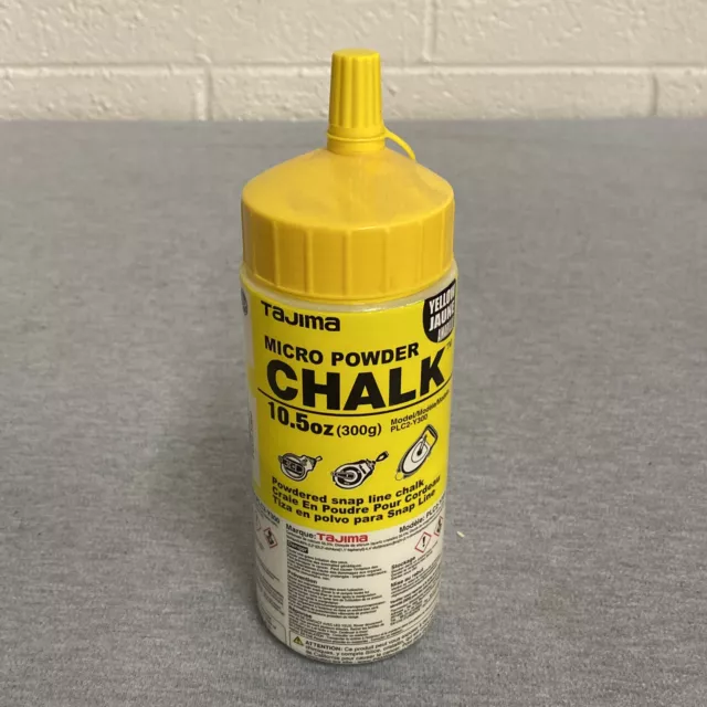 Tajima PLC2-Y300 Micro Chalk Ultra-Fine Chalk 10.5 oz. (Yellow)