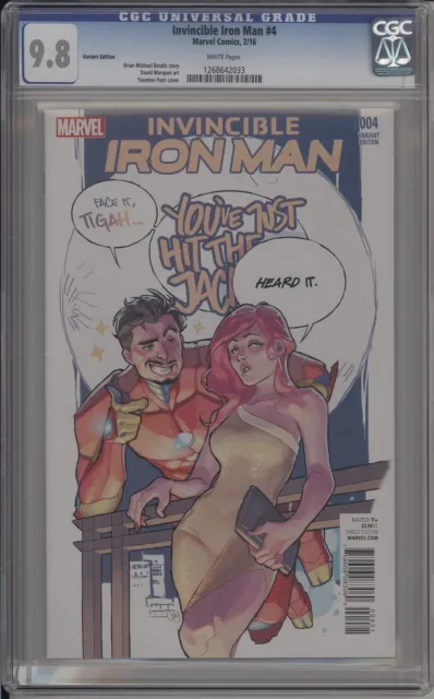 Invincible Iron Man #4 - Putri Limited Variant - Cgc 9.8