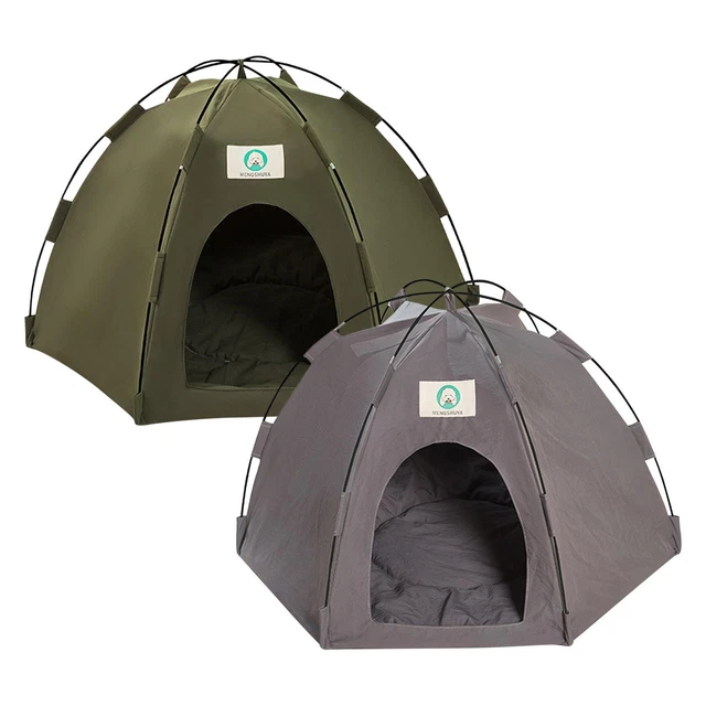 Tragbares Haustierzelt, faltbares Hundezelt, wasserdicht, Camping, Wandern, Schl
