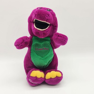 purple stuffed dinosaur