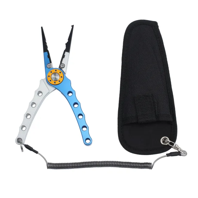 7.9'' Aluminum Fish Plier Fishing Pliers Tackle Tool Hook Remover Line Tools
