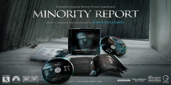 John Williams – Minority Report (2002) Complete Score 2CDs / Newly Remastered!!