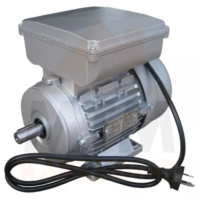 Single Phase Electric Motor 240v 0.18 kW 0.25 HP 1/4 HP 1370 rpm 1400rpm 4 Pole