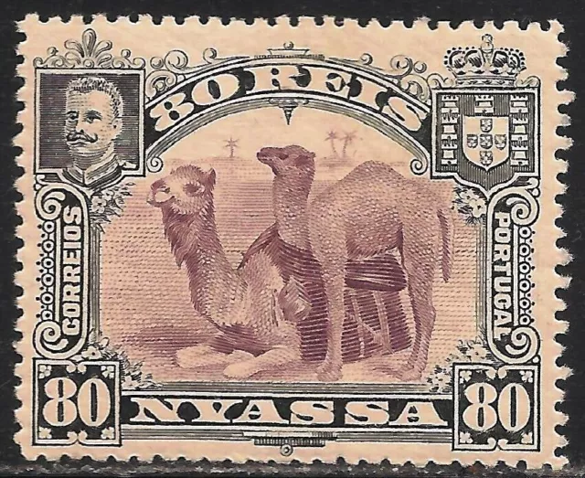 Nyassa #34 (A5) VF MINT - 1901 80r Camels