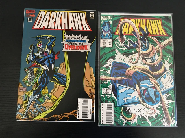 Darkhawk #48,33 (Marvel 1991) 1st Appearance of Overhawk Low Print Key Comics