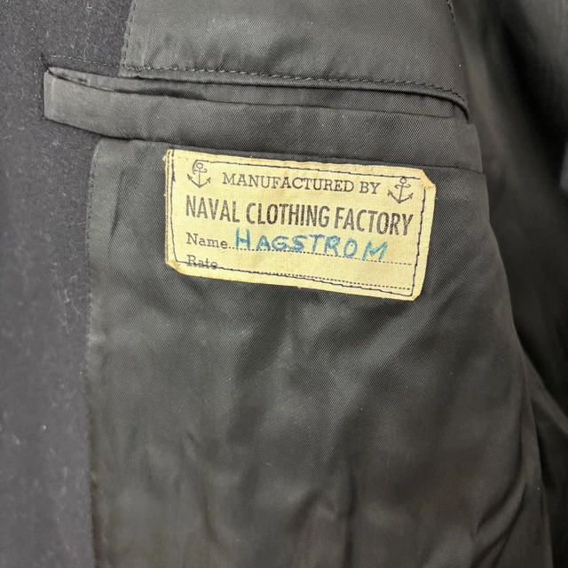 VINTAGE 1940S NAVAL Clothing Factory
