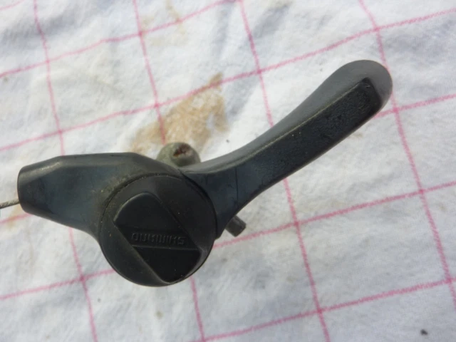 Levier De Vitesses Arrière Shimano SIS SL-MY20 Vintage - Occasion, Noir, Pour Vélo Rétro
