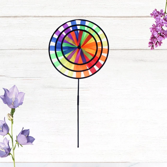 Kinder Zubehör Regenbogen-Windrad Spielzeug Für Babys Schmücken