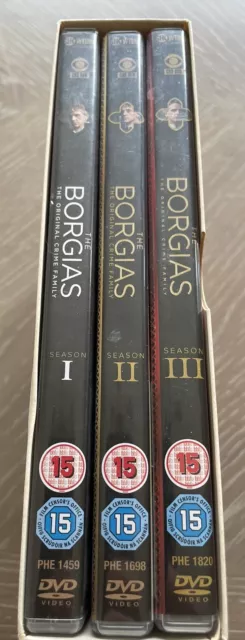 The Borgias Series 1-3 - Complete  DVD BOXSET Jeremy Irons, Holliday Grainger 3