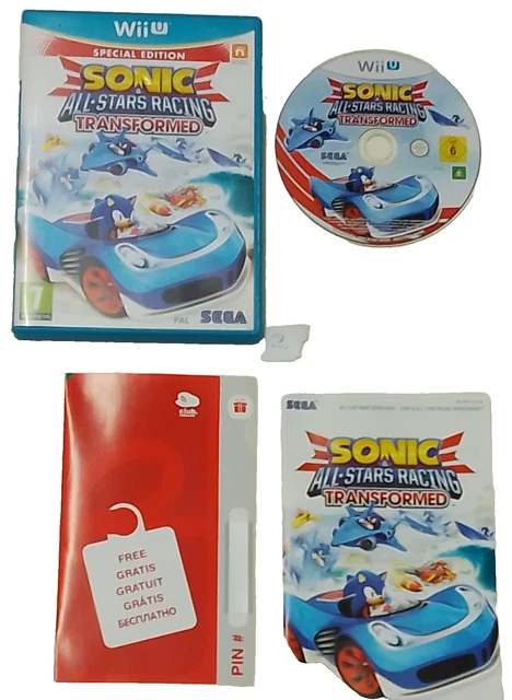 SONIC ALL STARS Racing Transformed SPECIAL Edition WII U VGC Same Day ...