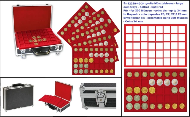 VALISE MONNAIES SAFE 269 9 5 Alu Black Red Pour 200 X En Coin 26 EUR 38 VALISE MONNAIES SAFE 269 9 5 Alu Black Red Pour 200 X En Coin 26 EUR 38