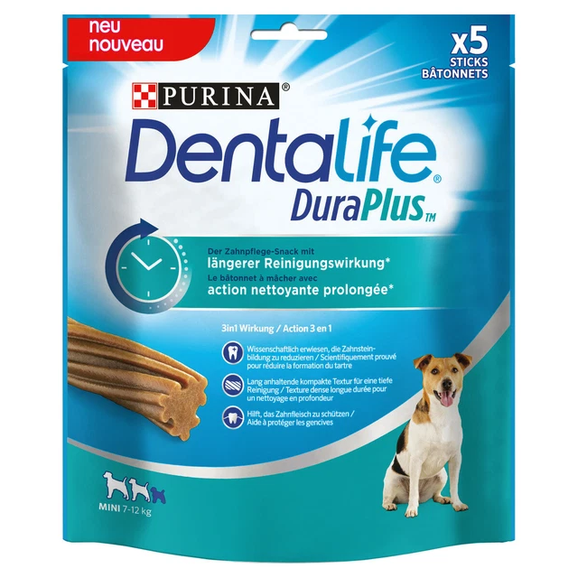 Purina Dentalife Duraplus Mini 170G, Snack para Perro, Nuevo