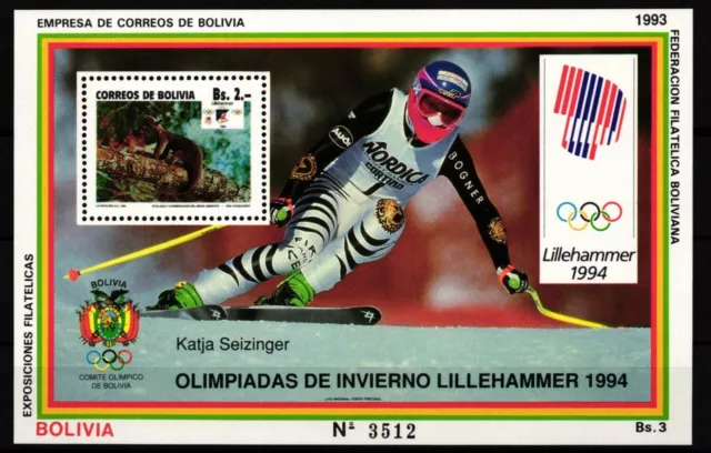 Bolivien Block 206 postfrisch Olympische Spiele #IH737
