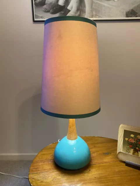 Mid Century Danish Table Lamp Needs a new shade