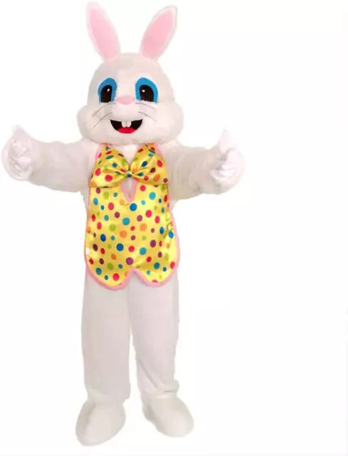 Easter Party Rabbit Costume Bunny Mascot Costume Adult Size Fancy Dress