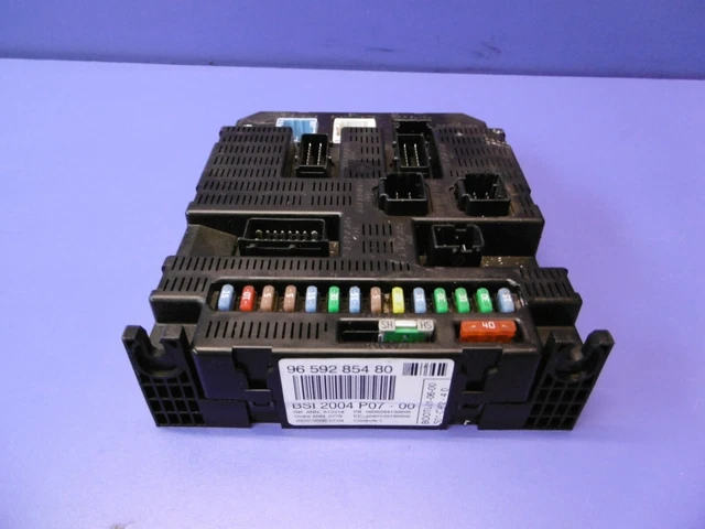 Wo Sitzt Das Steuergerät Beim Peugeot 206 BSI STEUERGERÄT SICHERUNGSKASTEN Citroen C2 C3 II C3 Peugeot 207 1007