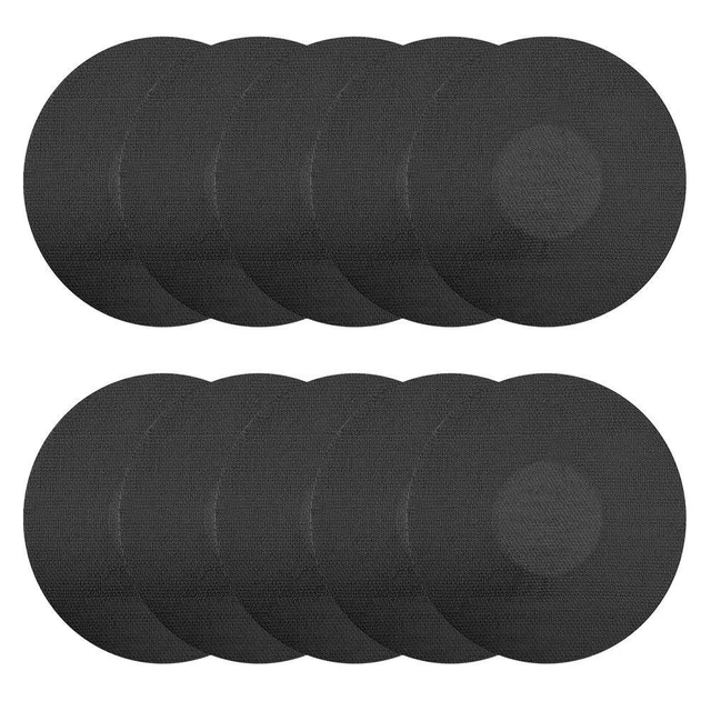 10x Waterproof Adhesive Patches Sports Sensor Covers Overpatch Tape (Black) FS2#