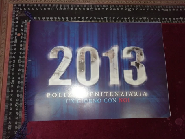 Calendario Istituzionale Polizia Penitenziaria Agenti Di Custodia 2013 Rarità!!!