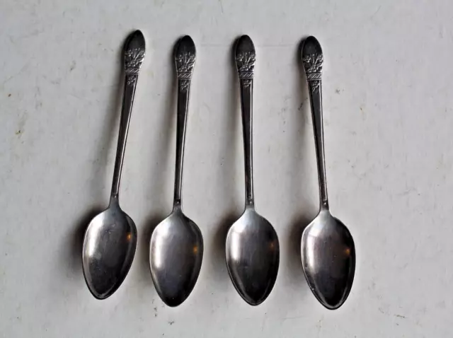 Vintage SUGAR Preserve Spoon Duchess Plate EPNS x4 Teaspoon