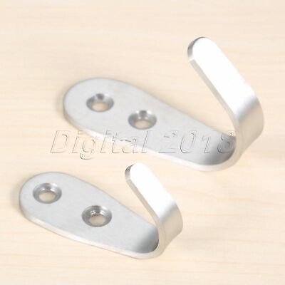 Stainless Steel Clothes Coat Hat Single Hooks Towel Hanging Hanger Wall Mounted