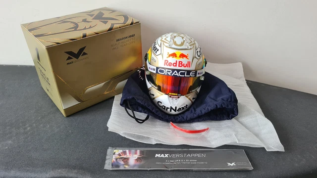Casque Helmet Verstappen Belgian 2021 Schuberth 1/2