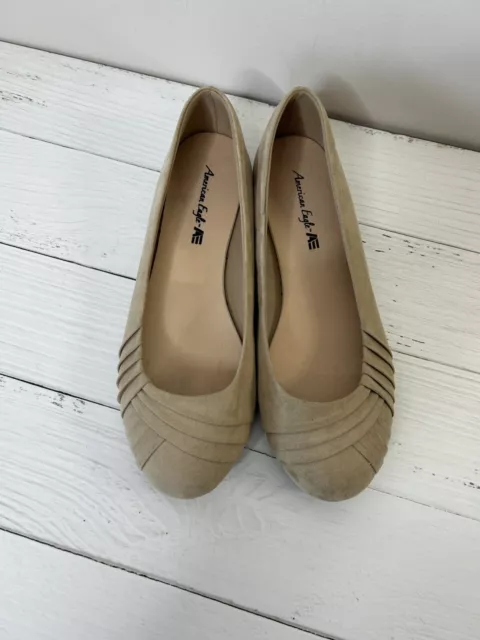 American Eagle Outfitters Women’s Brown Ballet Flats Slip On Size 9W