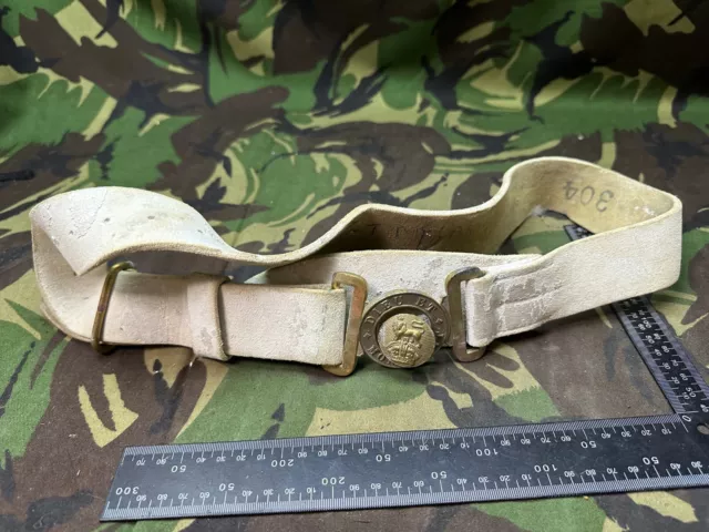 Original WW1 / WW2 British Army Slade Wallace Belt - Kings Crown Buckle