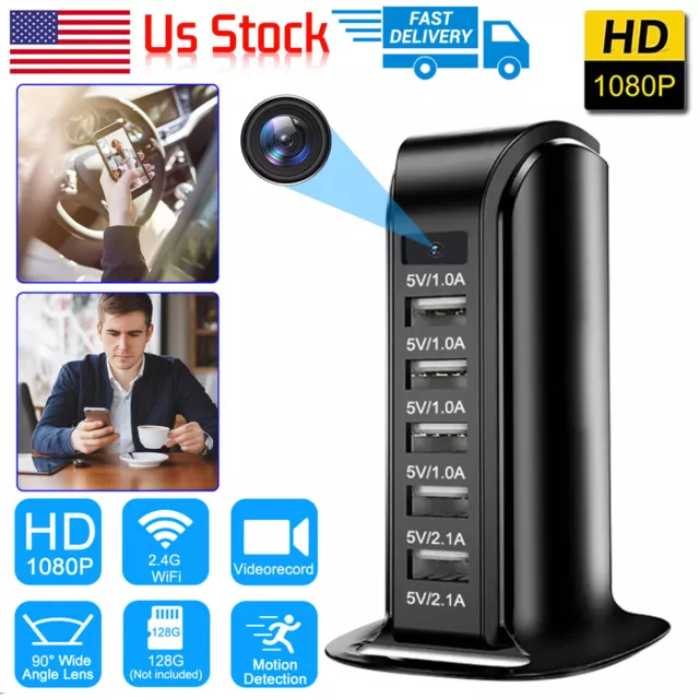 Mini Spy Hidden Camera Home Security Nanny Cam HD 1080P Motion Detection Camera