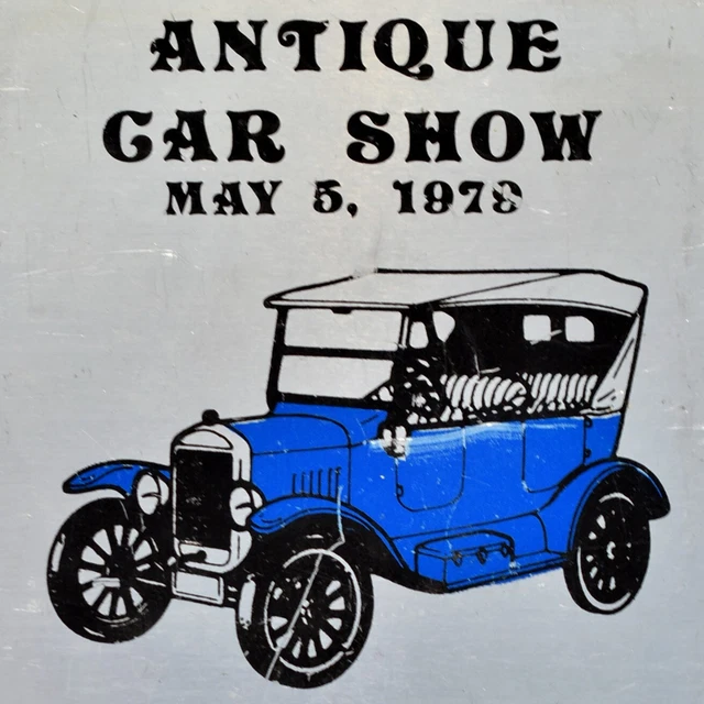 1979 WOODBURY LIONS Club Antique Car Show Litchfield County Connecticut