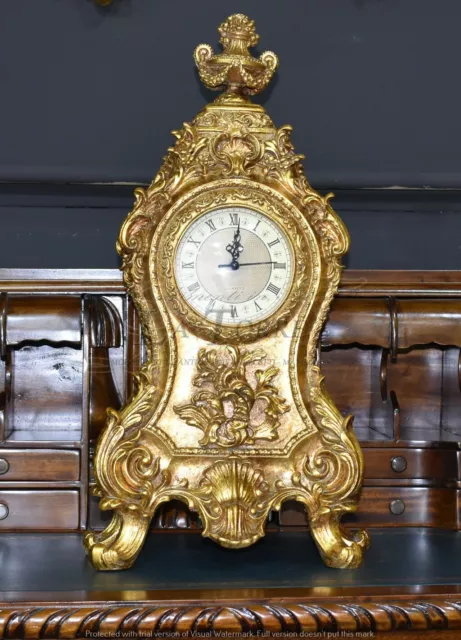 Orologio da Tavolo stile antico oro francese barocco clock R69
