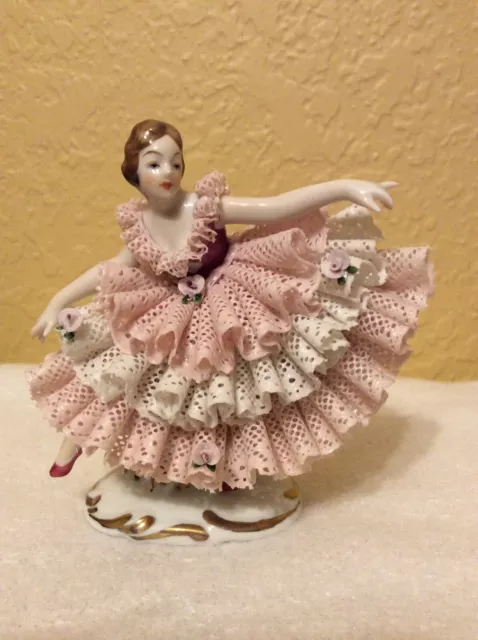 Karl Klette German Dresden Lace Balerina Girl