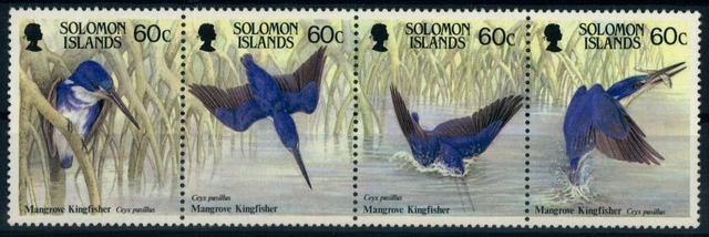 Salomoninseln; Mangroven-Eisvogel 1987 kpl. **  (10,-)