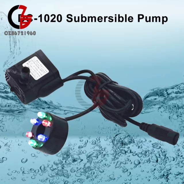 Water Fountain Super Silent Submersible Water Pump/USB Pump Fish Tank Aquarium