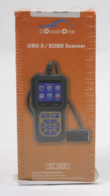 DonosHome OBD II Diagnosewerkzeug OBD2 Scanner Motorfehlercode Voltmeter