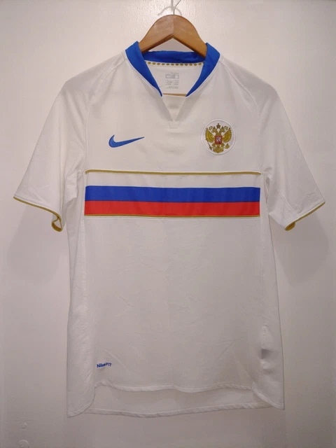 RUSSIA 🇷🇺 NATIONAL TEAM 2008 HOME FOOTBALL SHIRT JERSEY SOCCER NIKE  Size S