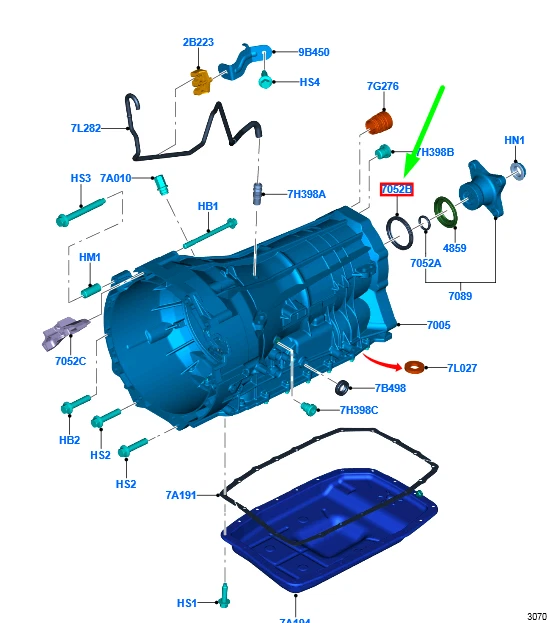 FORD RANGER T6 MK1 Transmission Oil Seal Assy 9L3P7052BB 4922755 NEW