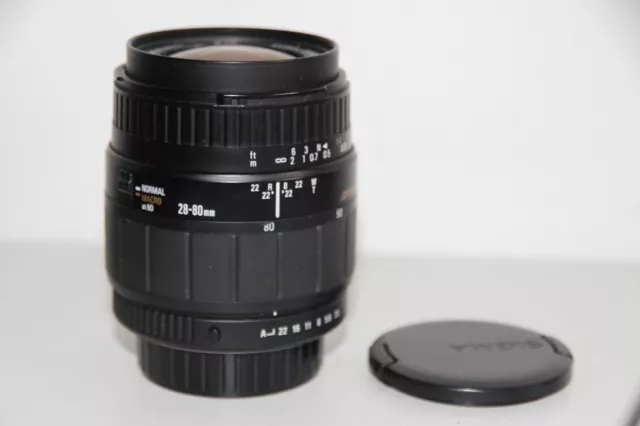 Sigma 28-80mm f3.5-5.6 K/AF Wide Macro Aspherical Zoom Lens Pentax Digital Mount