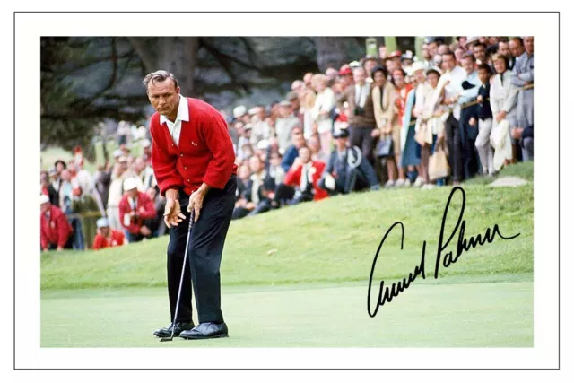 Arnold Palmer Golf Signed Autograph Photo Print