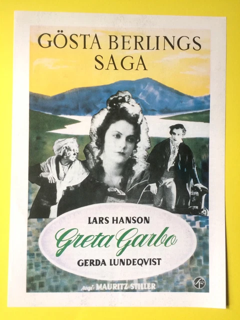 LOCANDINA GÖSTA BERLINGS SAGA (La Leggenda di Gösta Berling) 1924 (128 ...
