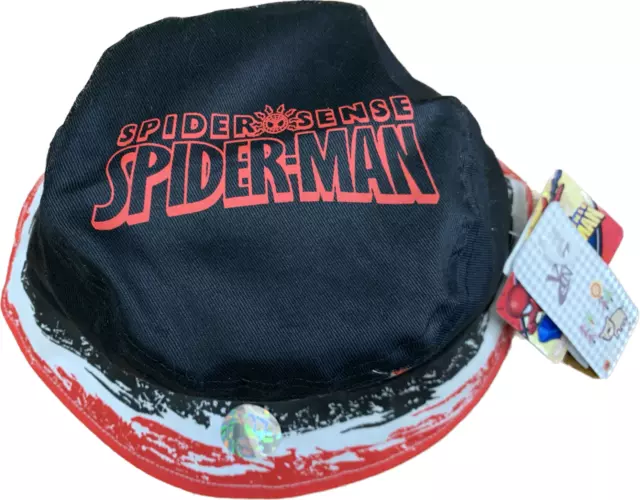 Spiderman Kid Cartoon Marvel Fisherman Hat Sun Hats Bucket Hat Beach Boy Sun Cap 3