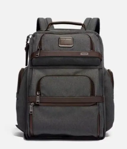 Tumi Alpha 3 Shoulder Bag Brief pack Backpack Business Sports Nylon Gray