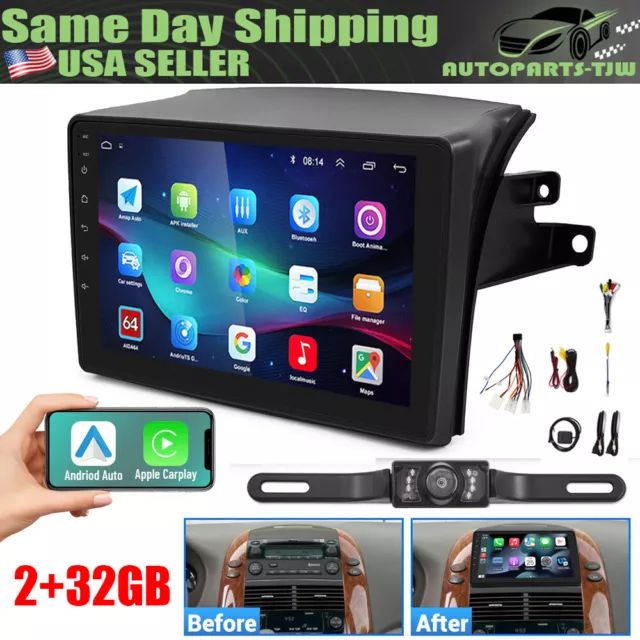 For Toyota Sienna 2004-2010 Android12 Car Radio Stereo GPS Player Apple CarPlay