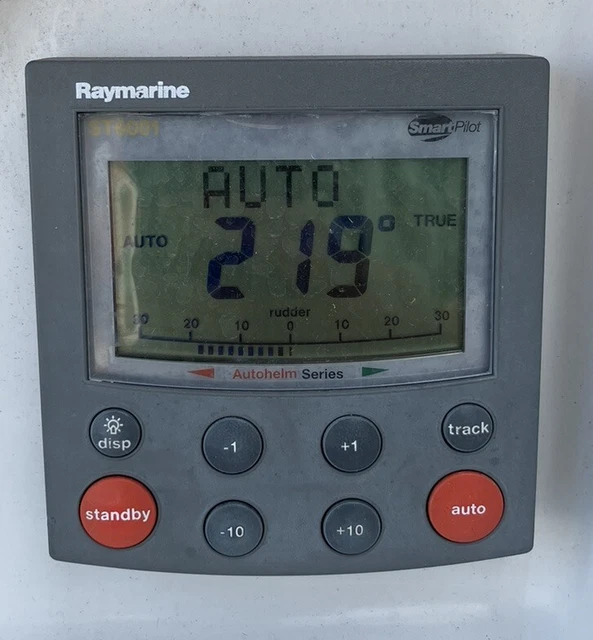 RAYMARINE ST6001 SMARTPILOT Autopilot Control Head Unit Tested! 409.