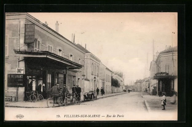 CPA Villiers-sur-Marne, Rue de Paris
