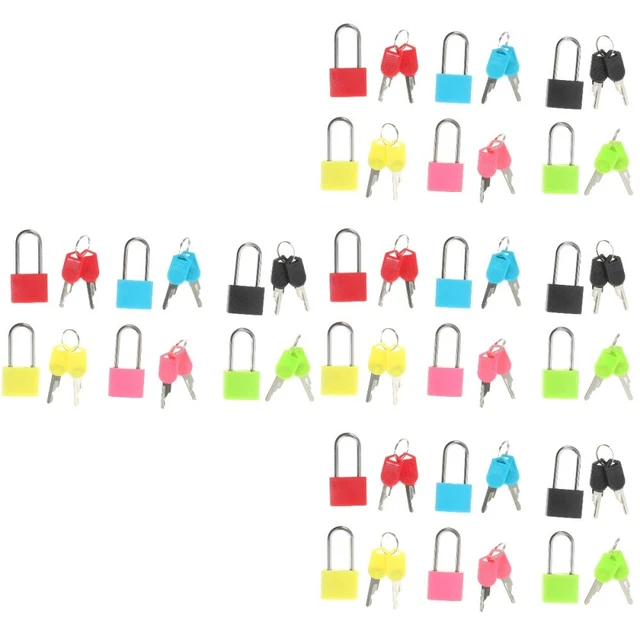 24 Juegos Candado - Mini - Candado con Llave para el