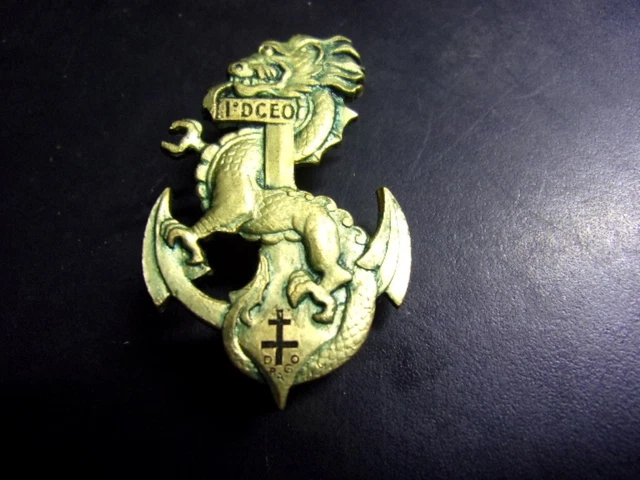 COLONIALE INDOCHINE 2 variantes 1er Bataillon Extrême Orient attache
