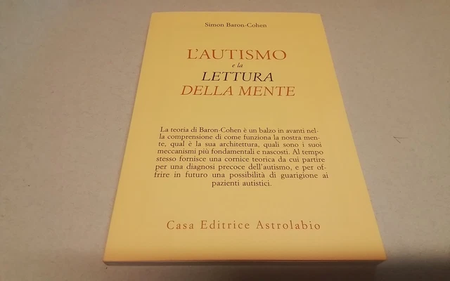 L'AUTISMO E LA LETTURA DELLA MENTE, SIMON BARON COHEN, 29g26