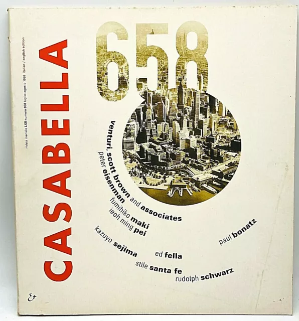 Casabella n. 658 luglio agosto 1998 Rivista Architettura Urbanistica americana