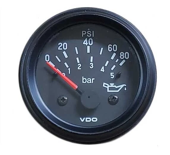 Capteur/indicateur De Pression D'huile Continental VDO 350-010-014K - 52mm, 5 Bar - Neuf